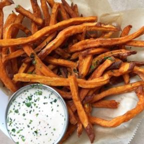 Gluten-free sweet potato fries from Pono Burger